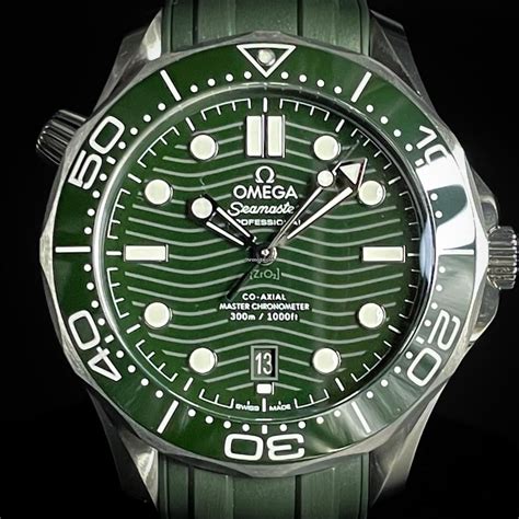 omega watches green size.